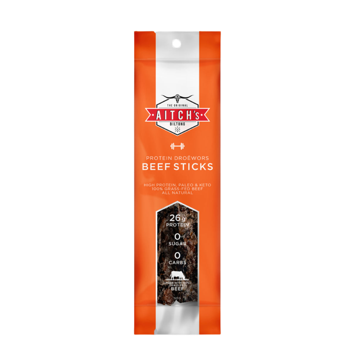 Aitch's丨Protein Bar Extra Lean Droewors (蛋白質牛肉條)