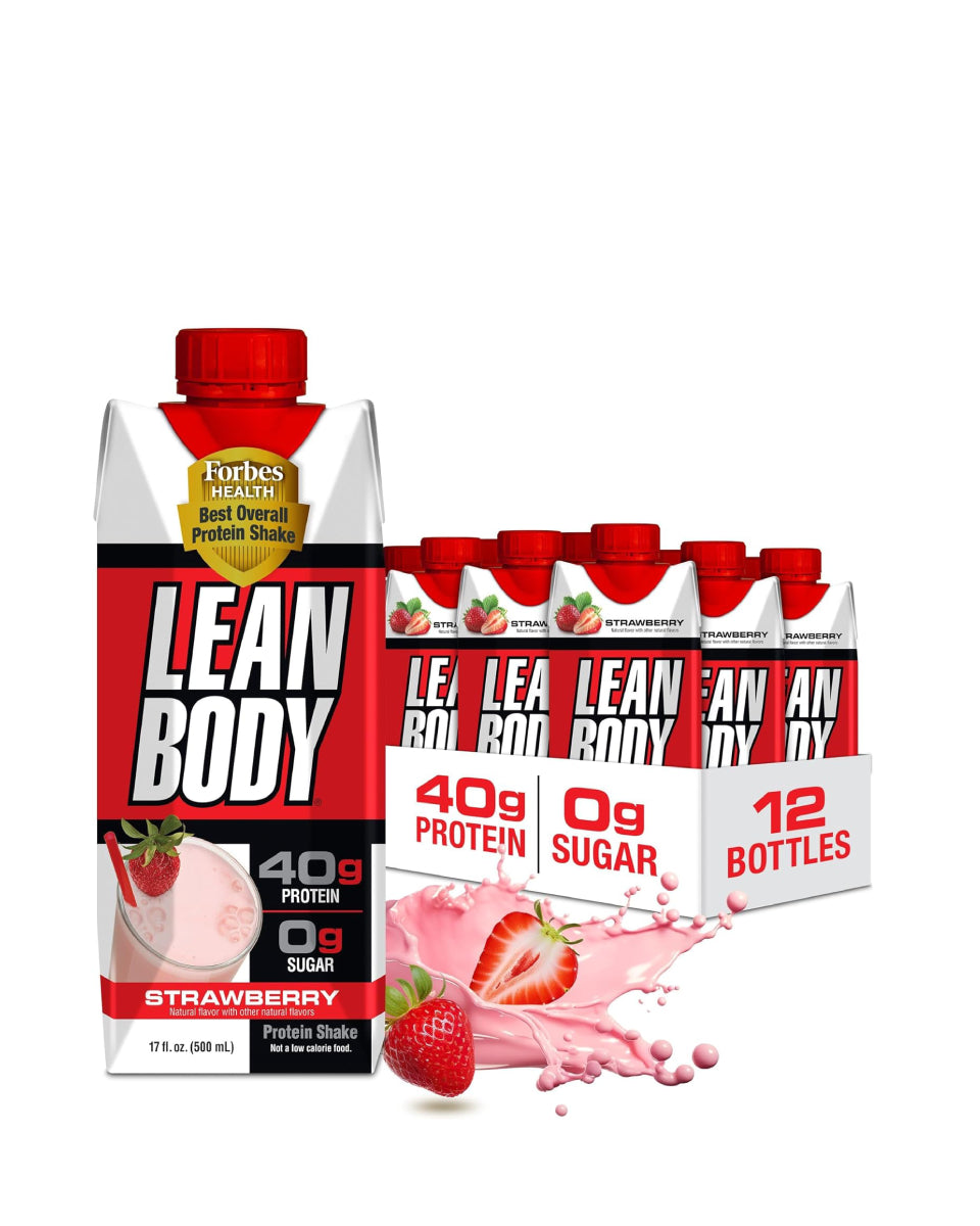 Labrada丨Lean Body 蛋白飲品 - 士多啤梨奶昔味