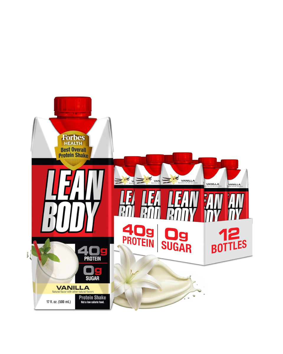 Labrada丨Lean Body 蛋白飲品 - 雲呢拿奶昔味